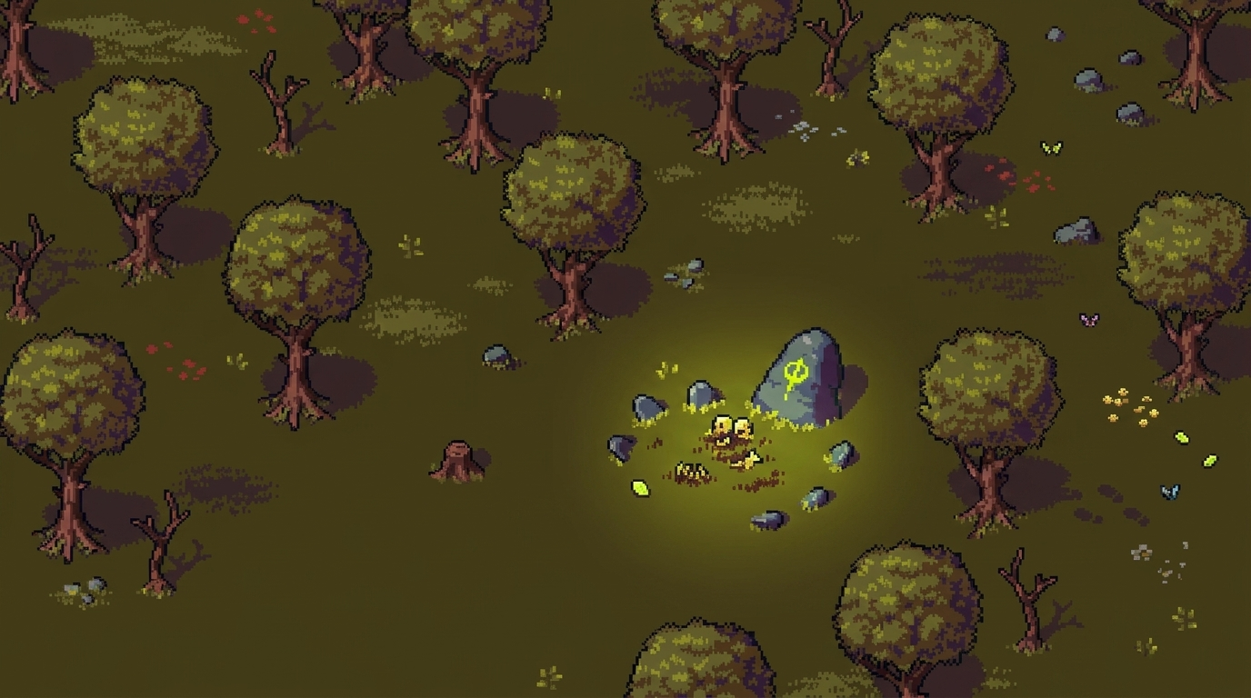 An ancient OreLight shrine, deep in Deepvein